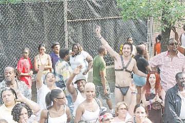New York Pride Crowd shot